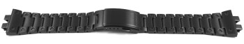 Bracelet montre Casio acier inoxydable noir mat pour...