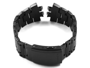 Bracelet montre Casio acier inoxydable noir mat pour...