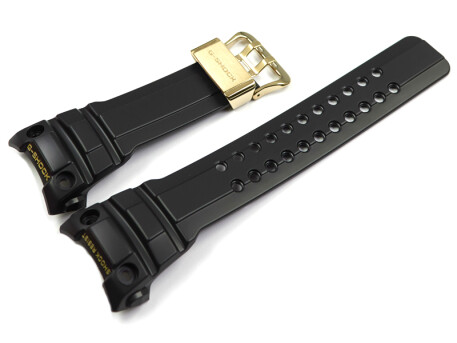 Casio Bracelet montre noir boucle dorée...