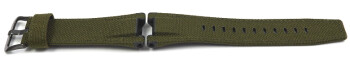 Bracelet montre Casio vert foncé en textile cordura GST-W130BC GST-S130BC GST-W130BC-1A3 GST-S130BC-1A3