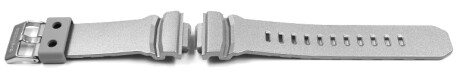 Bracelet montre Casio résine gris argenté pour GA-200SH-8A GA-200SH-8 GA-200SH