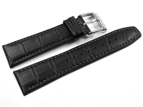 Bracelet Lotus cuir noir pour 18352 adaptable à 15688