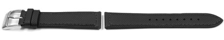 Bracelet Festina cuir/textile noir couture grise pour F16847/1 F16847/2 F16847/3 F16847 