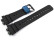 Bracelet Casio résine noire passant bleu pour GMW-B5000G-2 modèle de la série Full Metal Square