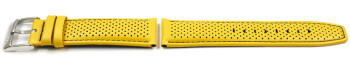 Bracelet de rechange Festina cuir jaune F20339/3 F20339 coutures noires