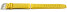 Bracelet de rechange Festina cuir jaune F20339/3 F20339 coutures noires