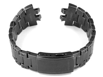 Bracelet Casio acier inoxydable noir vieilli (aged metal)...