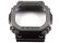 Bezel Casio acier inoxydable noir vieilli pour le modèle GMW-B5000V-1 de la série Full Metal Square