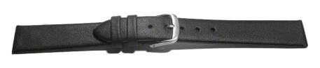 Bracelet cuir noir boucle acier compatible avec la montre SKW6300