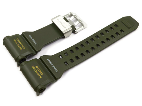 Casio Bracelet vert olive en fibre de carbone et...