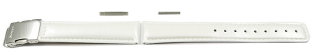Bracelet de rechange Casio cuir blanc SHE-5020L-7A SHE-5020L  SHE-5020L-7