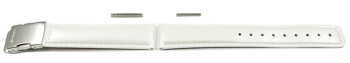 Bracelet de rechange Casio cuir blanc SHE-5020L-7A...
