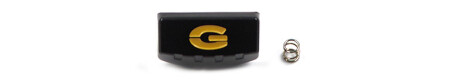 BOUTON de front Casio G-7900-3 résine noire avec un G en jaune