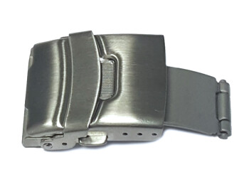 Boucle dployante de securit en acier inoxydable - bross
