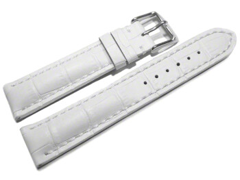 Bracelet de montre rembourrage épais grain croco...