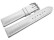 Bracelet de montre rembourrage épais grain croco blanc 18mm 20mm 22mm 24mm