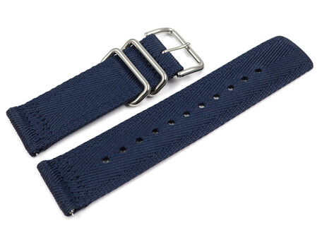 Bracelet montre Casio tissu bleu pour PRG-600YB-2