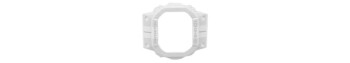 Bezel Casio résine blanche avec rayure grise pour GWX-5600WA