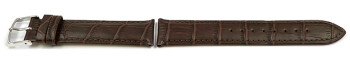 Bracelet montre Festina cuir marron F16873 adaptable à F16760  grain croco