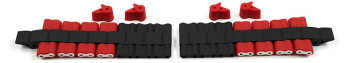 Bracelet montre Festina F16659/8 acier enrobé de caoutchouc noir/rouge