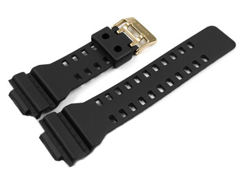 Bracelet montre Casio résine noire pour GA-100GBX-1A9 GA-135DD-1A