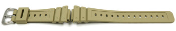 Bracelet montre Casio résine  beige militaire...