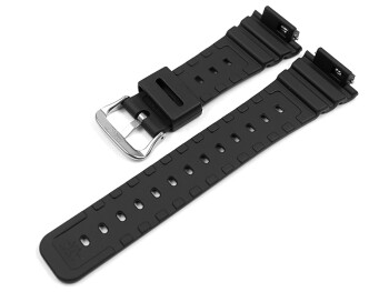 Bracelet montre Casio résine noire boucle polie pour GA-2100-1 GA-B2100
