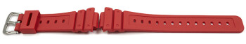 Bracelet montre Casio résine ROUGE pour DW-5600P-4 DW-5600TB-4A