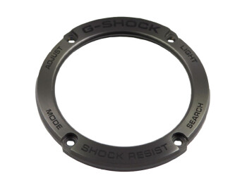 Bezel Casio anneau acier noir pour GST-W130BD GST-W130BD-1AER