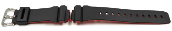 Bracelet Casio surface noire lintérieur en rouge pour...