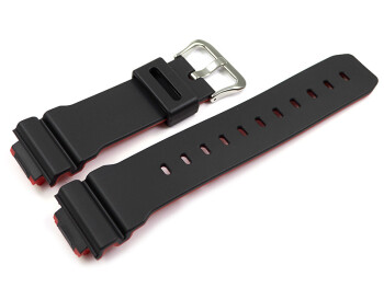 Bracelet Casio surface noire lintérieur en rouge pour DW-5600HR-1 DW-5600HR