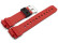 Bracelet Casio surface noire lintérieur en rouge pour DW-5600HR-1 DW-5600HR