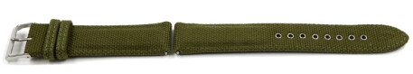 Bracelet Casio vert en tissu et cuir WVA-M630B-3A WVA-M630B