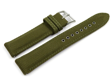 Bracelet Casio vert en tissu et cuir WVA-M630B-3A WVA-M630B