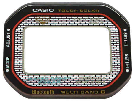 Verre Casio pièce de rechange original pour GMW-B5000TFC