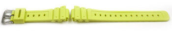 Bracelet montre Casio résine jaune pour...