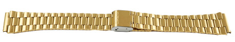 Bracelet montre Casio acier inoxydable doré pour A168WEGC-3 A168WEGC-5 A168WEGM-9