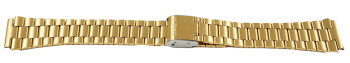 Bracelet montre Casio acier inoxydable doré pour A168WEGC-3 A168WEGC-5 A168WEGM-9