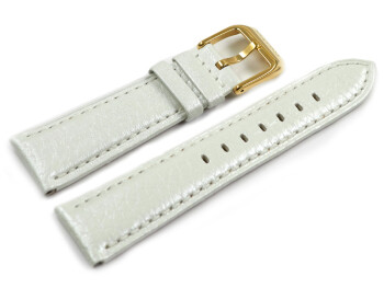 Bracelet de remplacement en cuir blanc pour Festina...