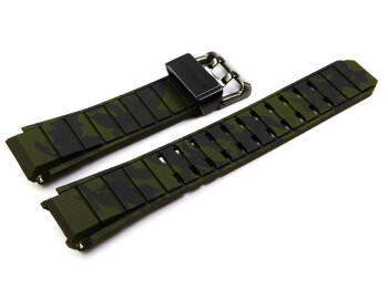 Bracelet montre Casio vert camouflage GST-B300XB-1A3 GST-B300XB-1A3JF en résine