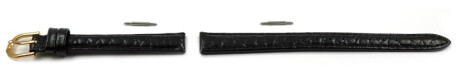 Bracelet montre Casio cuir noir pour LTP-1154P LTP-1154PQ LTP-1154Q
