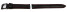 Bracelet de rechange Lotus cuir noir surpiqué rouge 18559/1 18559