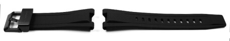 Bracelet montre Casio résine noire avec boucle noire pour GST-B100X-1