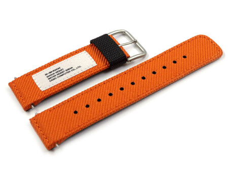 Bracelet de rechange Casio textile orange pour GA-900C-1A4