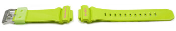 Bracelet montre Casio en résine Kermit vert fluo...