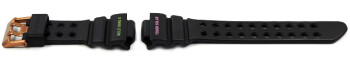 Bracelet Casio noir criture verte et rose pour...