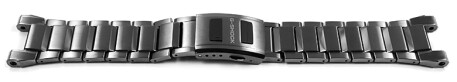 Bracelet montre pour MTG-B2000BD-1A4 MTG-B2000BD-1A4ER  rsine noire/acier inoxydable noir