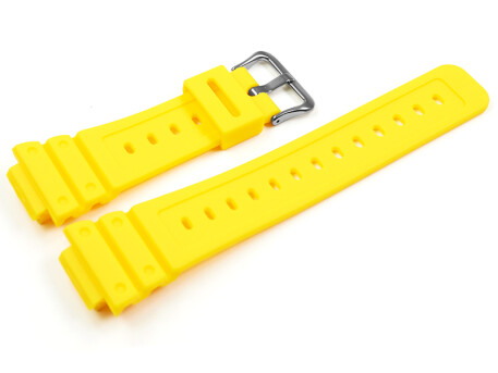 Bracelet montre Casio résine JAUNE pour DW-5600P-9...