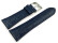 Lotus bracelet cuir bleu Réf. 15995/4 adaptable à 15835 15851 grain croco