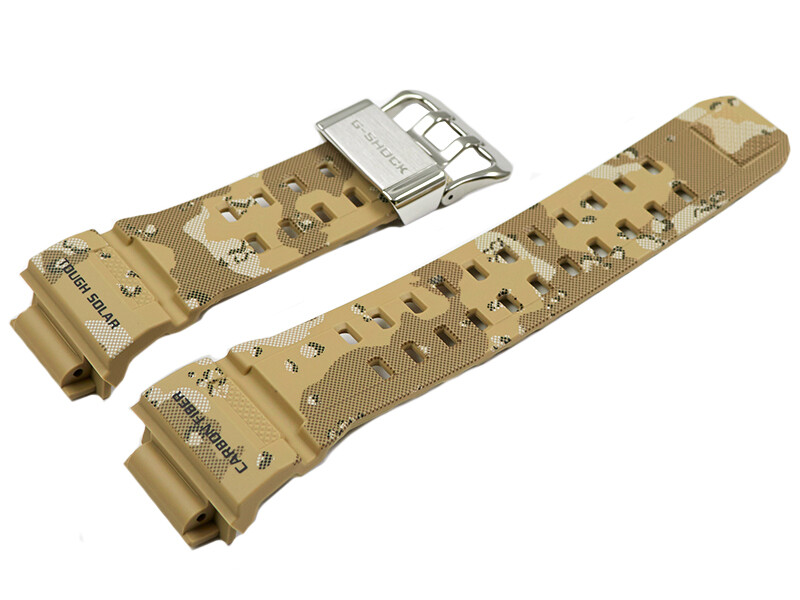 Bracelet Nylon Pour Casio G-Shock GW-9400, GW-9300, G-9200 - Longueur 140+80mm, Fermoir Acier